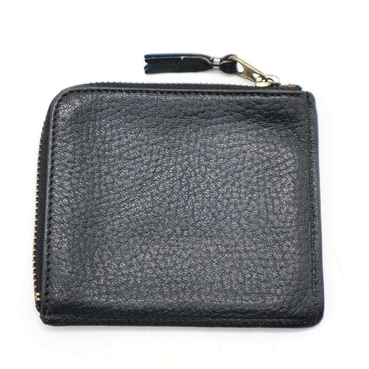 COMME des GARCONS Comme des Garcons L Zip leather coin case black ITZIMHF507PO