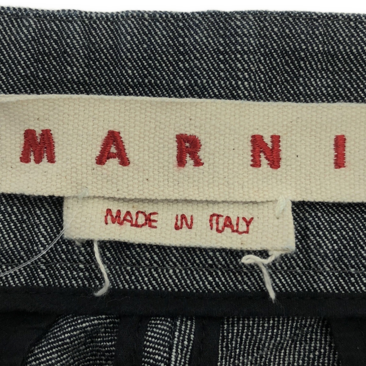 MARNI マルニ 14SS ラップデザインコットンデニムスカート インディゴ 40 GOMAP42H00TCQ50 ITHZ1NUA96WJ_画像3