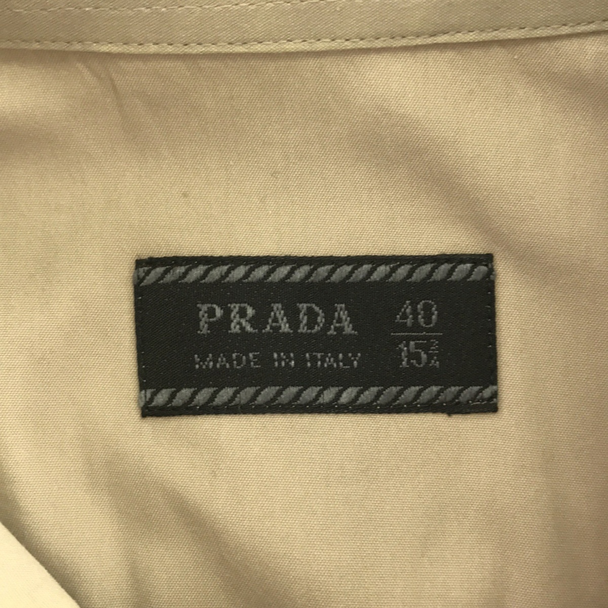 PRADA プラダ ストレッチシャツ ベージュ 40 IT3PV1OZFXL0_画像3