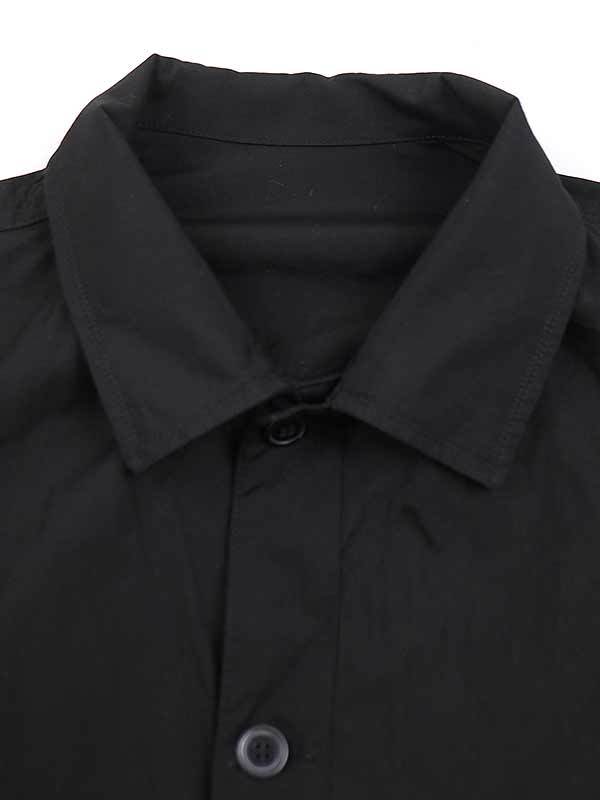 Yohji Yamamoto POUR HOMME ヨウジヤマモト プールオム 18SS コットンロングシャツ ブラック 3 HW-B46-032 ITAXZF4XBJC9_画像4