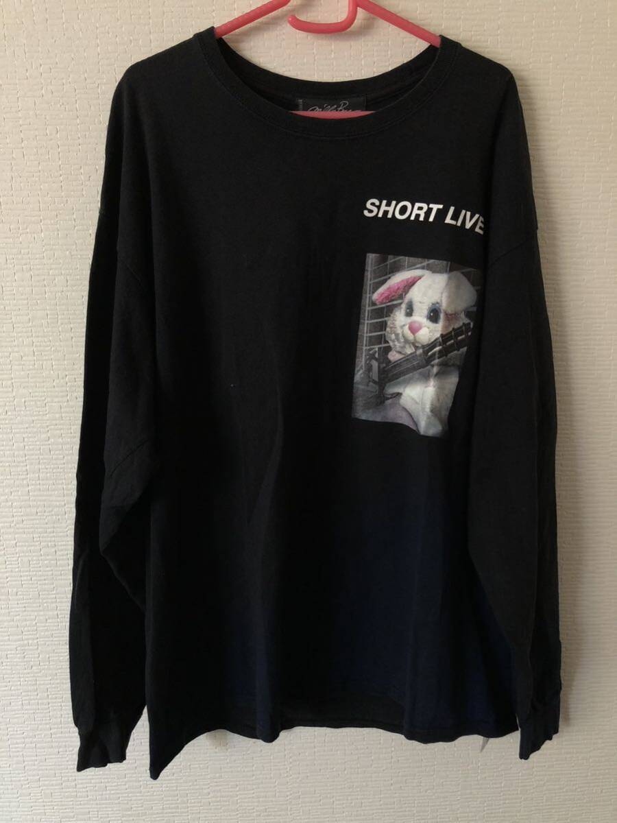 milkboy SHORT LIVE うさぎ ロンT カットソー Tシャツの画像1