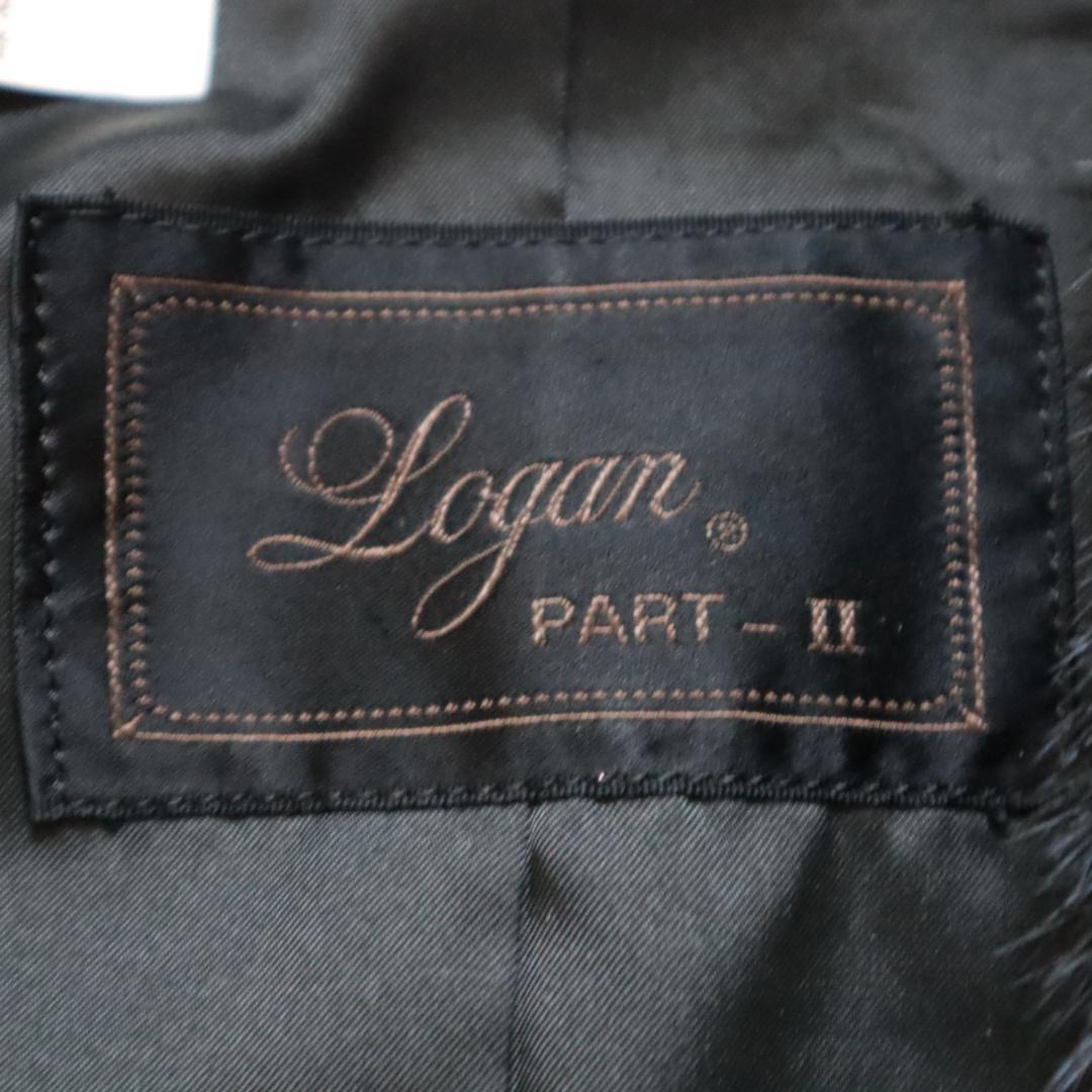 Logan レザーコート ロングコート 牛革 日本製 レザージャケット ファー付き_画像6