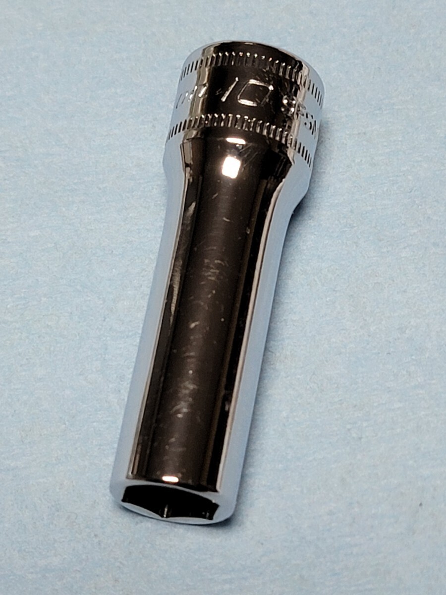 10mm 3/8 ディープ スナップオン SFSM10 (6角) 中古品 超美品 保管品 SNAPON SNAP-ON ディープソケット ソケット 送料無料の画像1