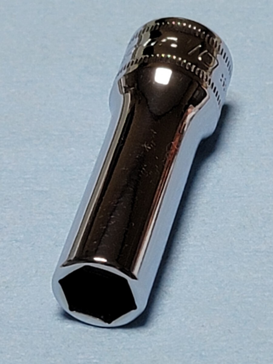 10mm 3/8 ディープ スナップオン SFSM10 (6角) 中古品 超美品 保管品 SNAPON SNAP-ON ディープソケット ソケット 送料無料の画像6