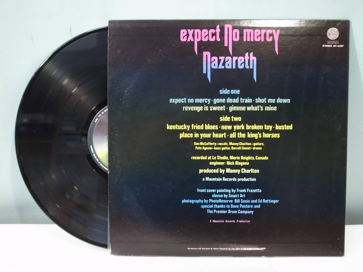 ●【LP】Nazareth/expect no mercy BT-5287 (管理：1049）_画像2