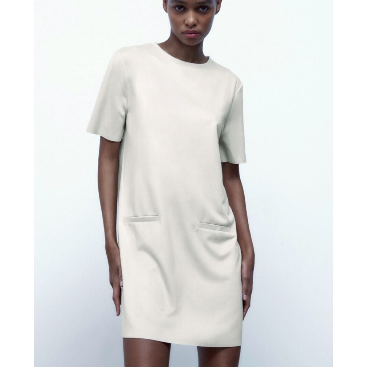 ☆ドイツ発*ZARA*新作*フェイクスエードZIPドレス☆ ZARA フェイクスウェードワンピース|Yahoo!フリマ(旧PayPay