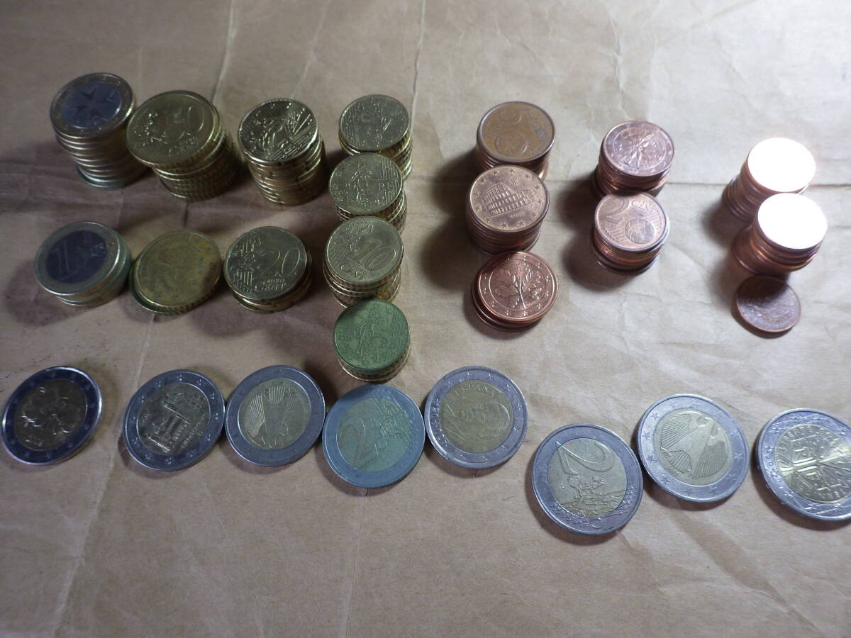 ユーロコイン　約４６，２ユーロ　約６８５ｇ　コレクター放出品_画像5