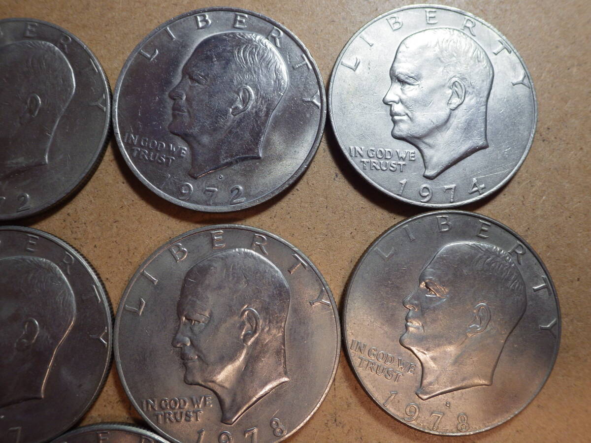 アメリカ１ドル硬貨１３種類 アイゼンハワー １３ドル コレクター放出品の画像4