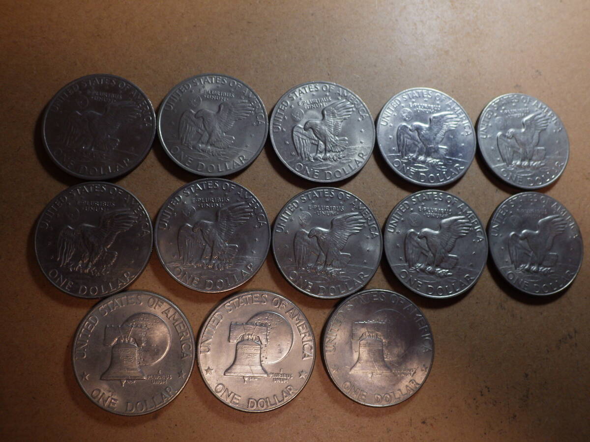 アメリカ１ドル硬貨１３種類 アイゼンハワー １３ドル コレクター放出品の画像6
