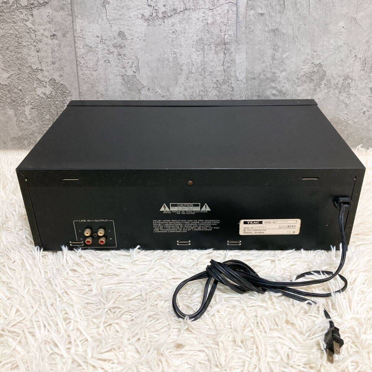 TEAC ティアック カセットデッキ オーディオ V-1010_画像3