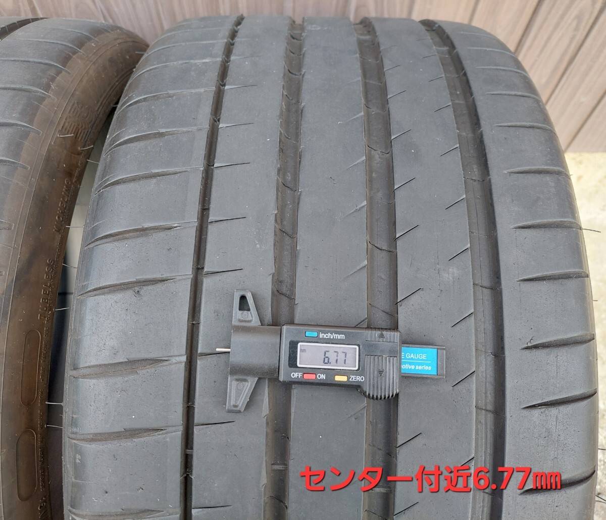 MICHELIN PILOT SPORT 4S ミシュラン パイロットスポーツ4s 285/30R20 101Y 2023年製 バリ山 2本 中古_画像9