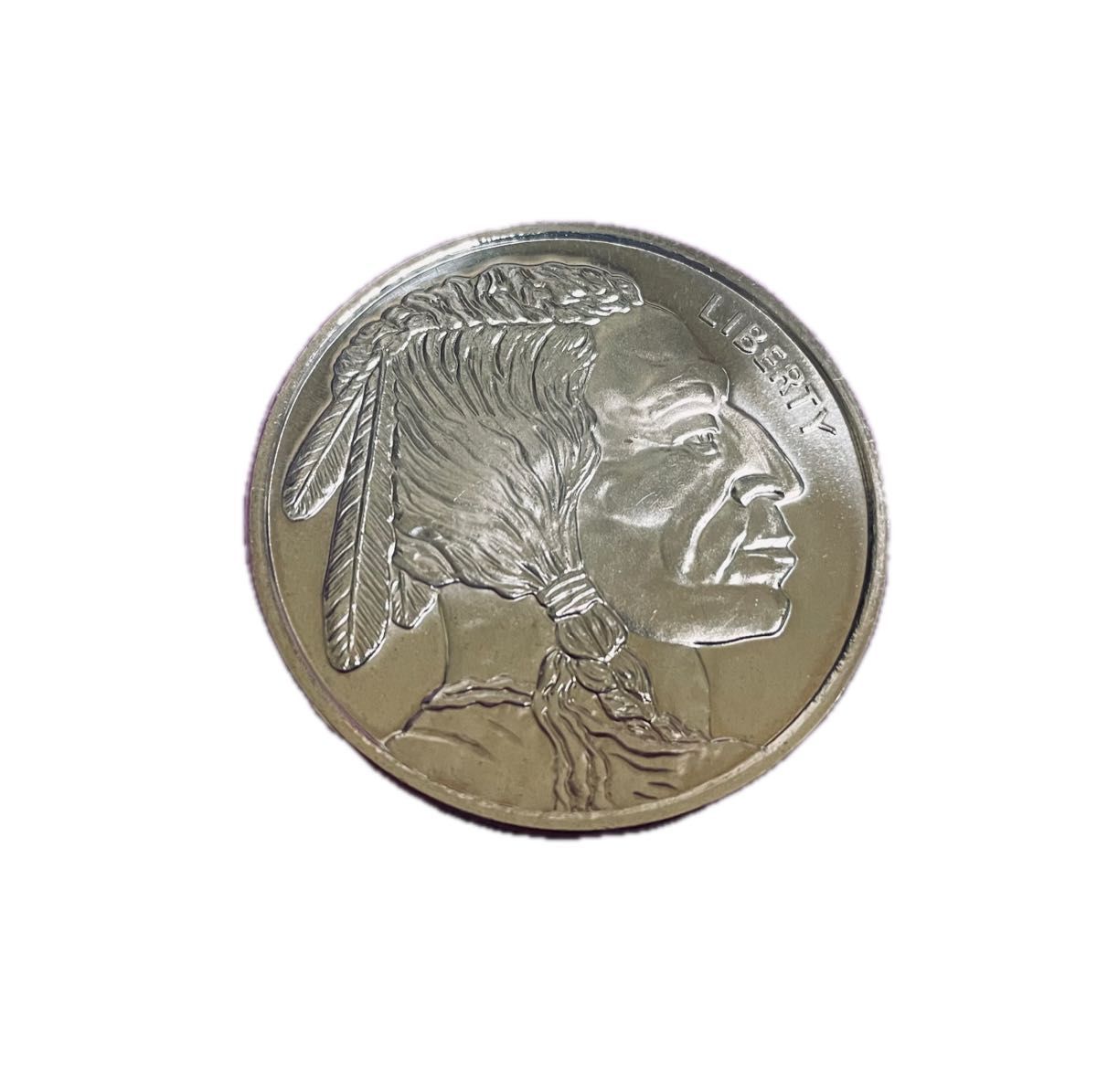 バッファロー インディアン 1オンス 銀貨　99.9% (純銀)