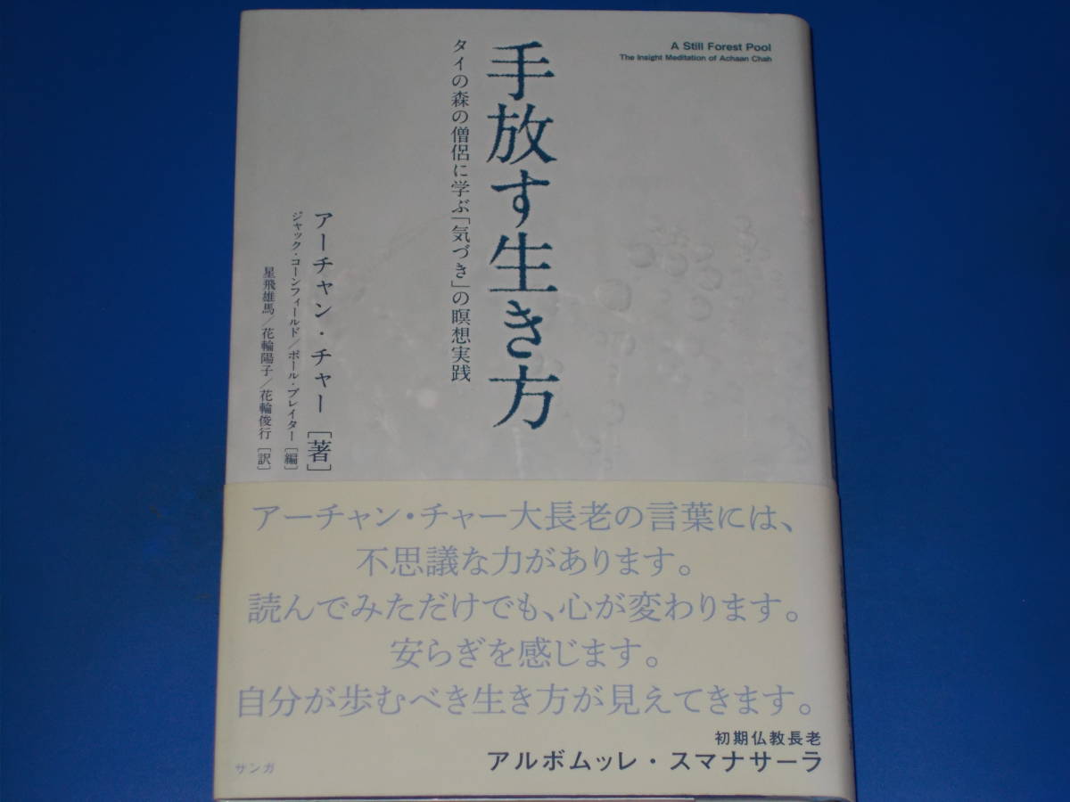 手放す生き方★タイの森の僧侶に学ぶ「気づき」の瞑想実践★アーチャン・チャー★星 飛雄馬★花輪 陽子★花輪 俊行★株式会社 サンガ★絶版_画像1
