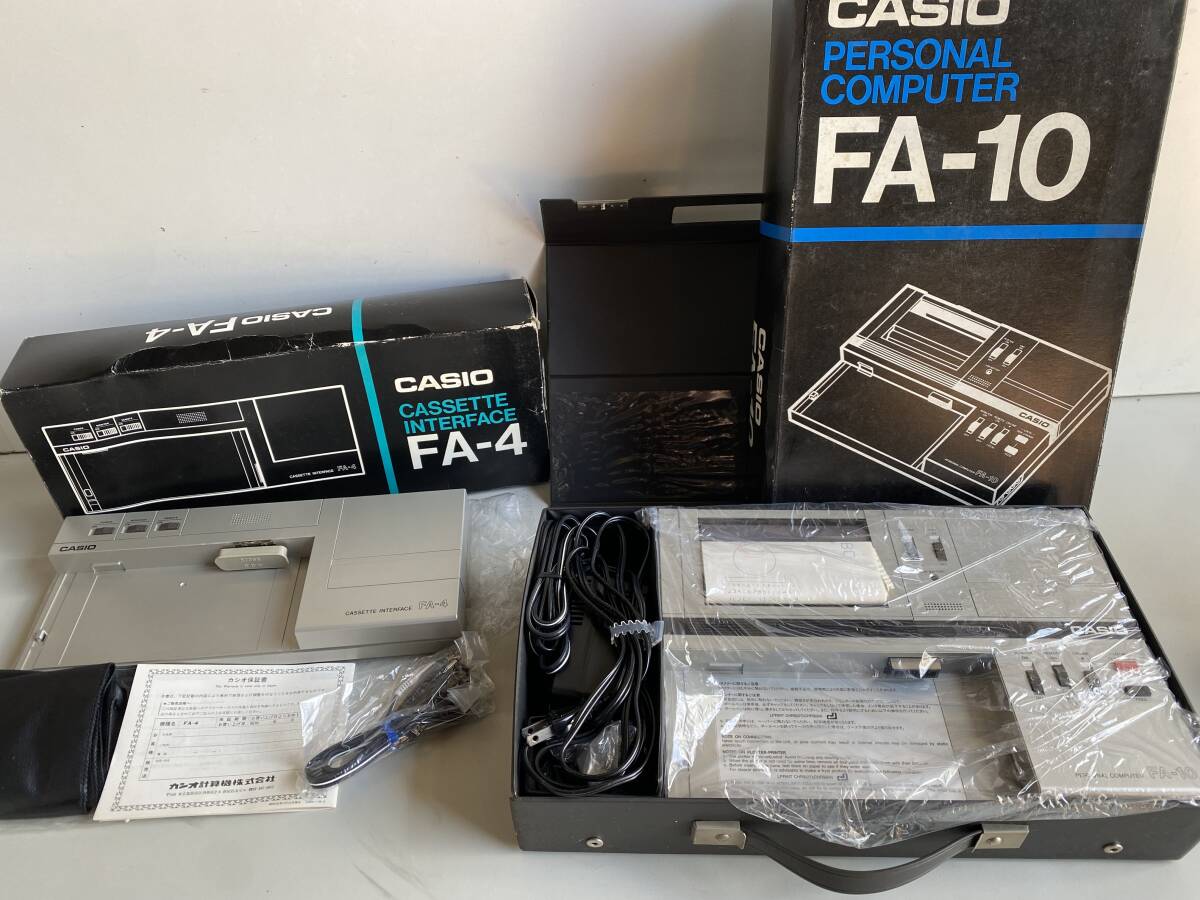 Ct250◆CASIO カシオ◆パーソナルコンピューター FA-10/FA-4 CASSETTE INTERFACE/カセットインターフェイス 美品 保管品の画像1