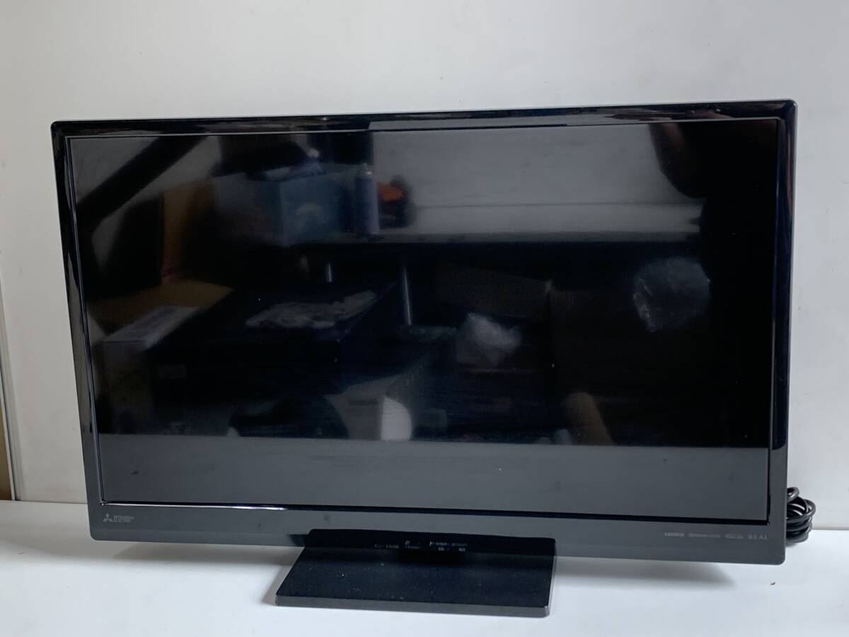 ⑯u773◆MITSUBISHI 三菱電機◆液晶テレビ 液晶カラーテレビ 32型 LCD-32LB8 ブラック/黒 2022年製 miniB-CASカード 映像機器 家電 動作品_画像1