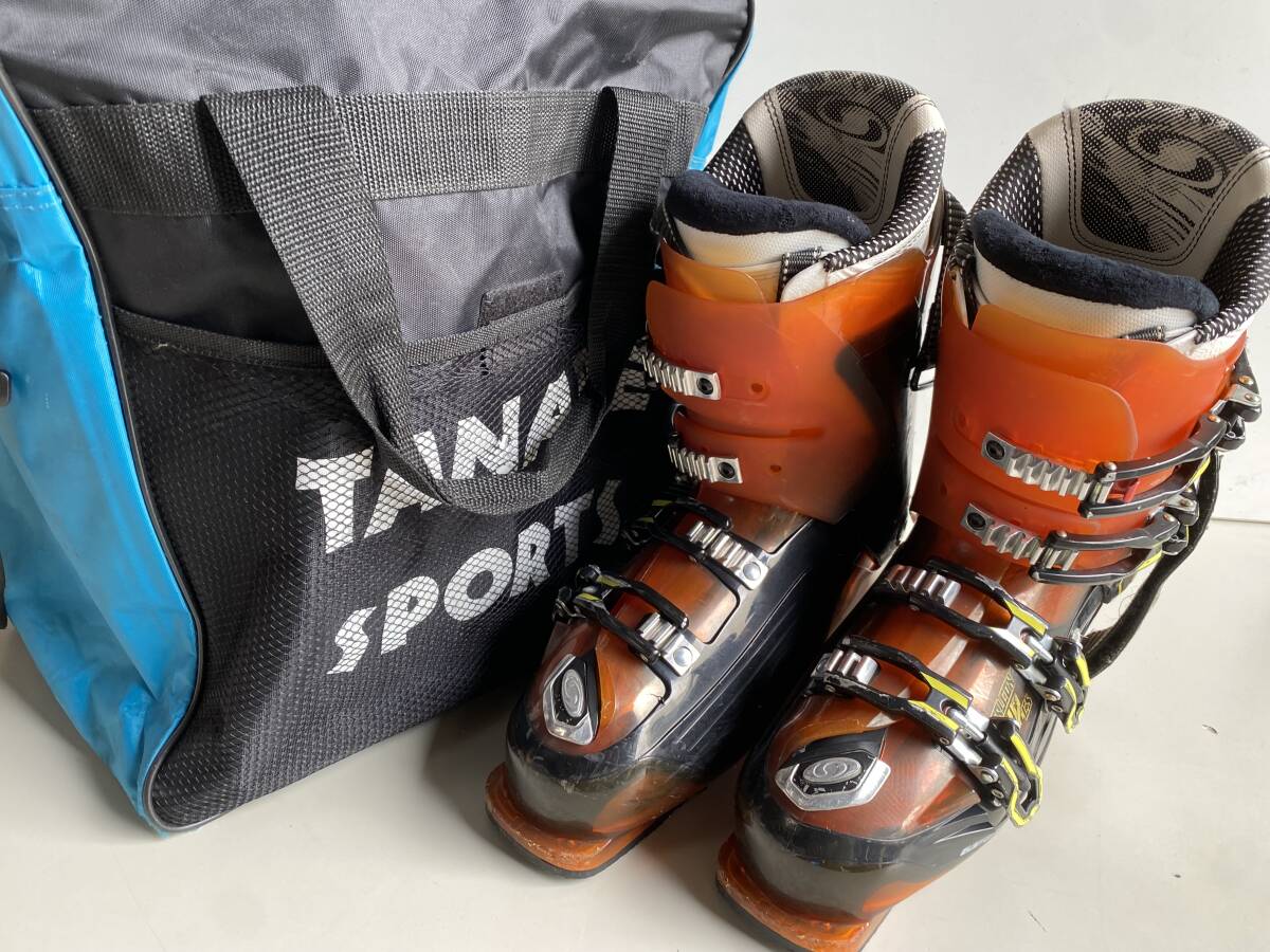 ⑤t298◆SALOMON サロモン◆スキー ブーツ FALCON XR CS/ファルコン XR CS 307mm 26-265 スキーブーツ アウトドア ケース付_画像1