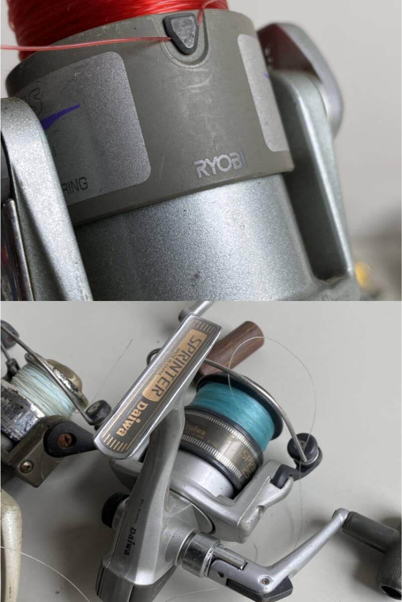 ⑤t299◆リール◆まとめて セット Daiwa/OLYMPIC/RYOBI/CYNOS/ 等 ベイトリール/スピニングリール 釣り具 釣具 フィッシング _画像10