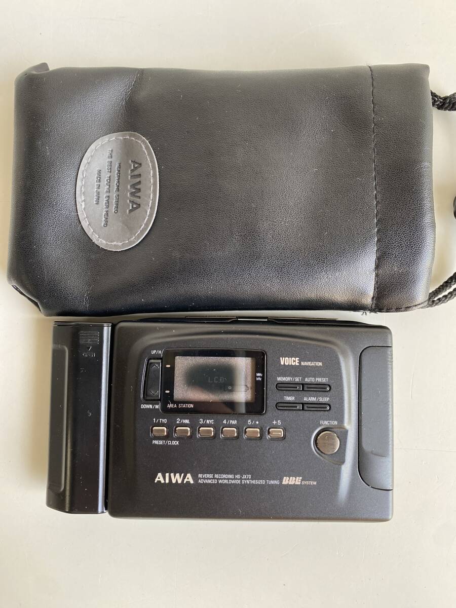 Ct283◆AIWA アイワ◆ステレオラジオカセットレコーダー HS-JX70 ウォークマン ポータブルカセットプレーヤー オーディオ機器 _画像1