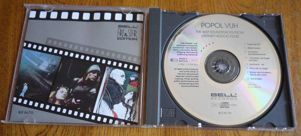 ■【CD/美品】 POPOL VUH - THE BEST SOUNDTRACKS FROM WERNER HERZOG FILMS