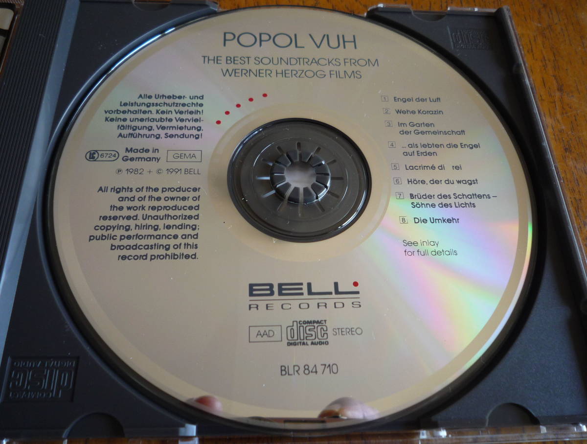 ■【CD/美品】 POPOL VUH - THE BEST SOUNDTRACKS FROM WERNER HERZOG FILMS