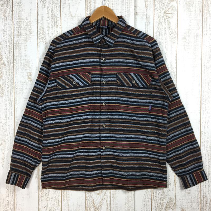 MENs S パタゴニア 1999 ヘビー フランネル シャツ HEAVY FLANNEL SHIRT ストラタ ネルシャツ 入手困難 PATAGO