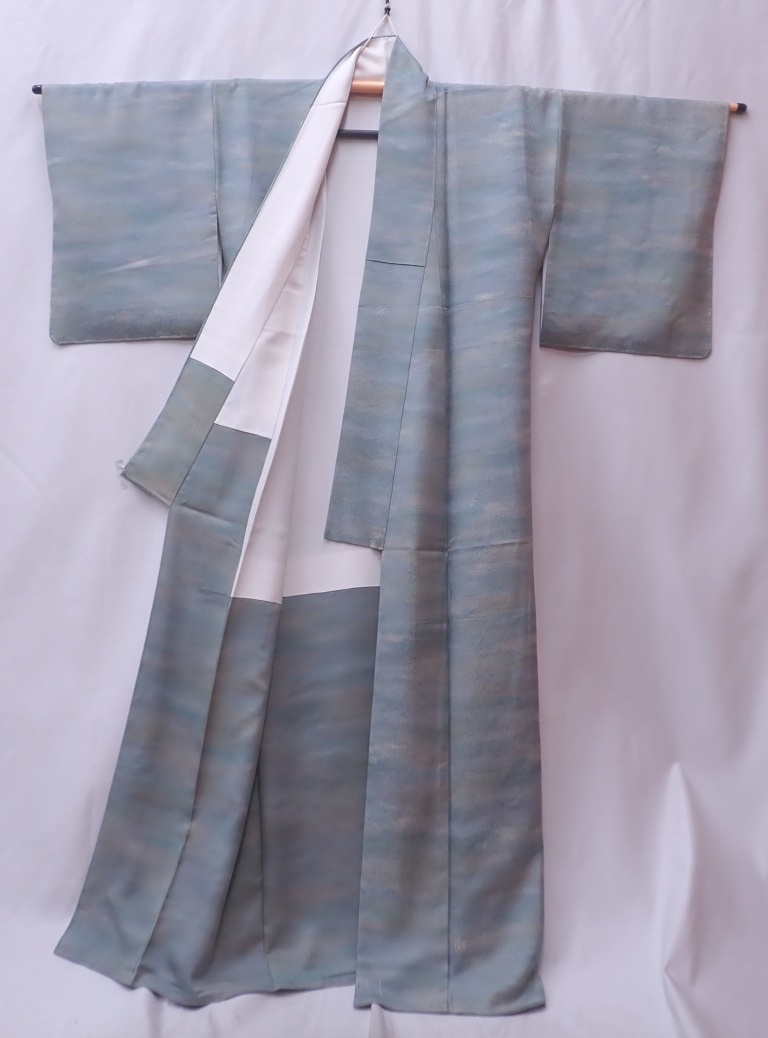  не использовался дисциплина имеется . нет однотонная ткань .. цветок земля . цвет траурный костюм цвет . obi Nagoya obi [ тихий ] все 3 пункт японский костюм японская одежда кимоно E02101