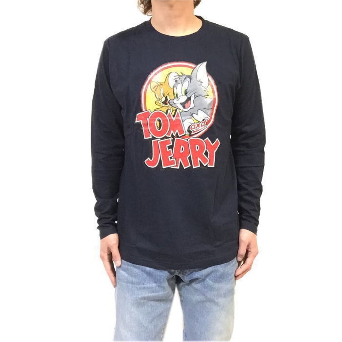 新品 正規 ３Ｌ　トムアンドジェリー Tom and Jerry トム＆ジェリー ロンＴ 長袖Tシャツ トムジェリ 大きいサイズ