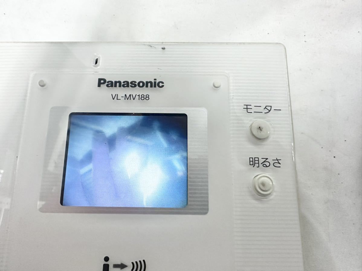 Panasonic パナソニック ドアホン インターホン カラーモニター親機 VL-MV188X カラーカメラ玄関子機 VL-V564-K ネジ付 _画像2