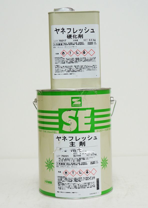 ヤネフレッシュ 3分艶 4kgセット 標準色 エスケー化研 屋根用 ヤネフレッシュ 3分艶 4kgセット 標準色 エスケー化研 屋根用