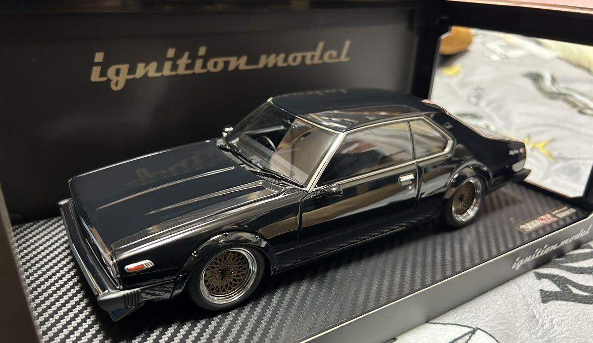 1/18 イグニッションモデル ニッサン スカイライン 2000 GT-ES C210 ブラック IG 3230 nissan skyline の画像1