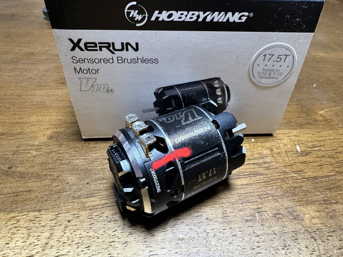 ☆☆HOBBYWING/XeRUN/V10 G4/17.5T/JMRCA公認/ローター付セット/7-12.3鉄ローター/30401141/30820415☆☆_画像8