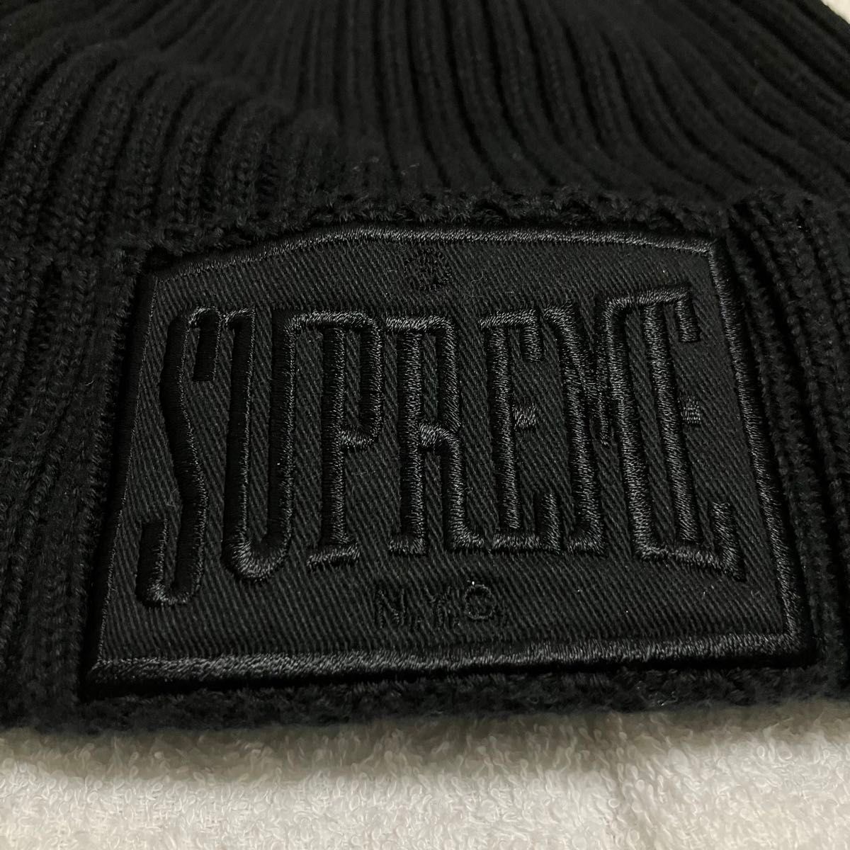 Supreme Overdyed Patch シュプリーム ニット帽　cap Beanie ビーニー CAP ボックスロゴ