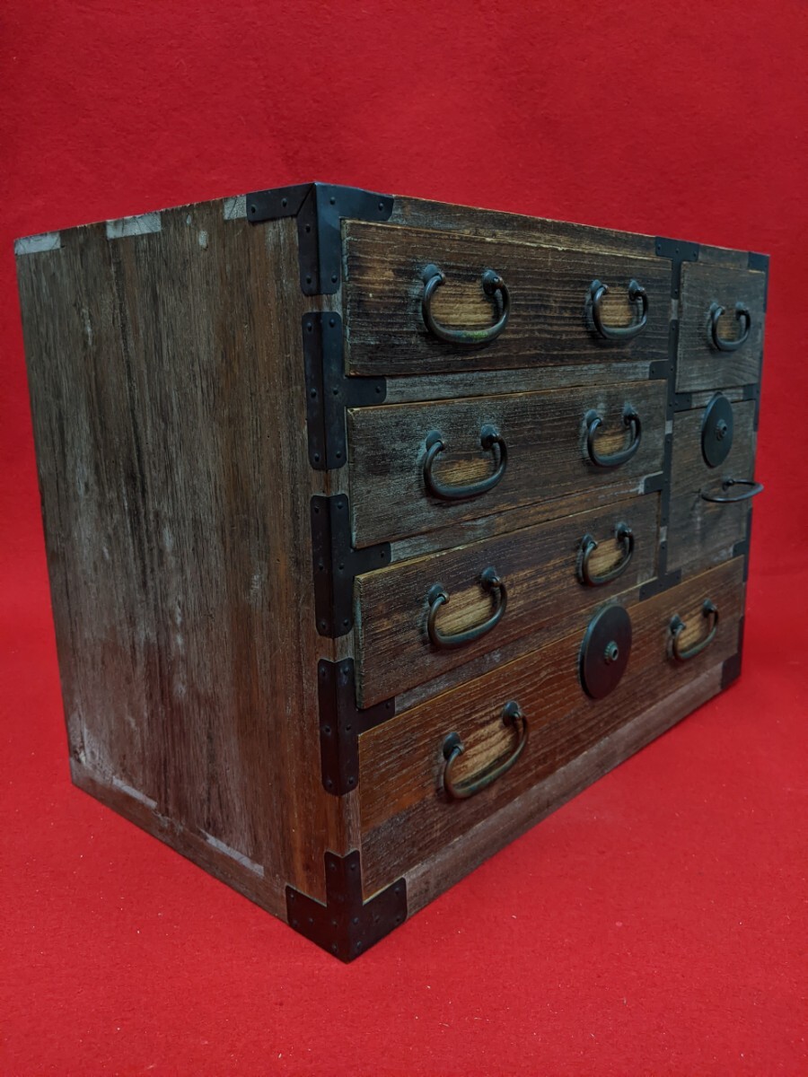  era thing .. cheap . chest of drawers small drawer case . chest of drawers height 35.5cm width 48.5cm inside 27cm