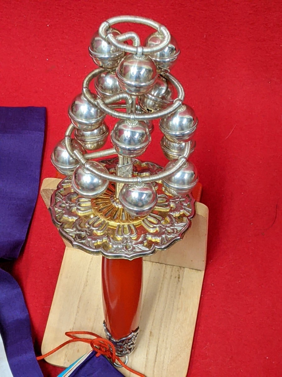  original silver god comfort bell . woman bell luck bell bamboo ... genuine structure also box silk . color cloth total length approximately 30cm weight 538cm