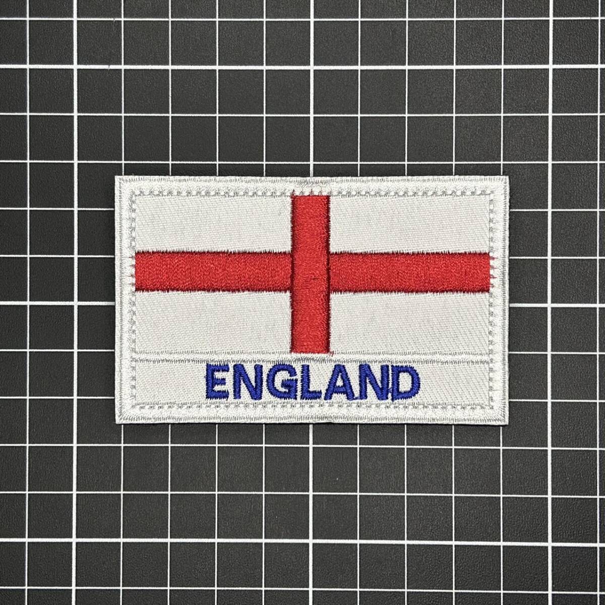 国旗　ベルクロワッペン　England・イングランド_画像1