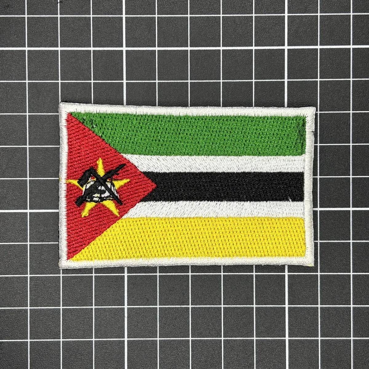 国旗 ベルクロワッペン Mozambique・モザンビークの画像1