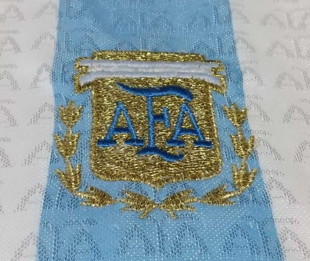 [値下げ交渉] 1996-1997年 アルゼンチン代表 adidas MADE IN ENGLAND 検)AFA ARGENTINA WORLD YOUTH VERON BATISTUTA バティストゥータ Y2K