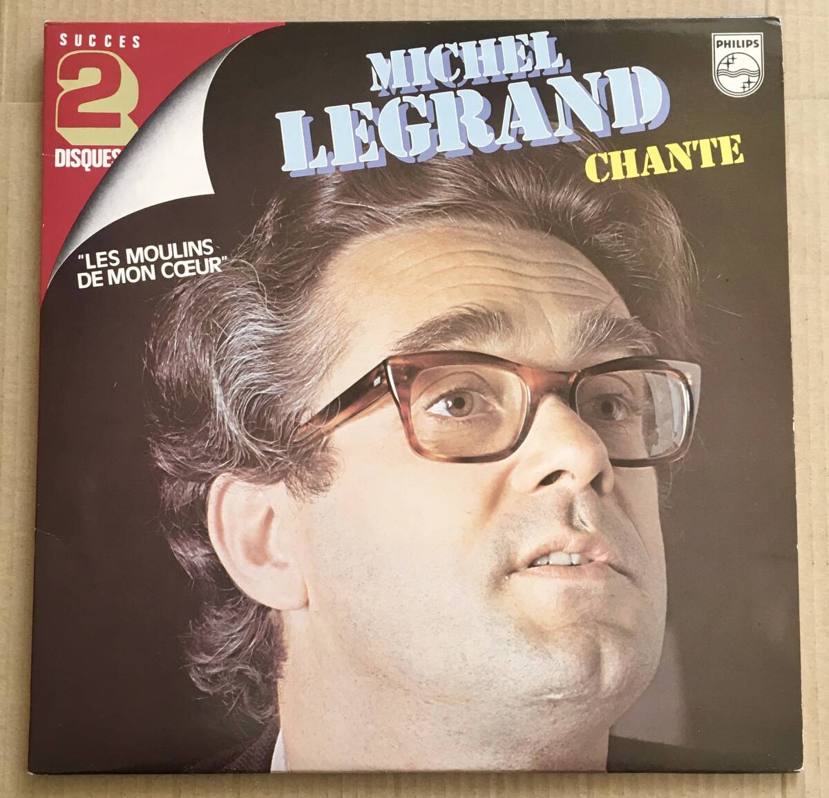 2LP☆ Michel Legrand / Chante Les Moulins De Mon Coeur / フランス盤 2枚組 Philips 6680 252 ミシェル・ルグラン Quand Ca Balance_画像1