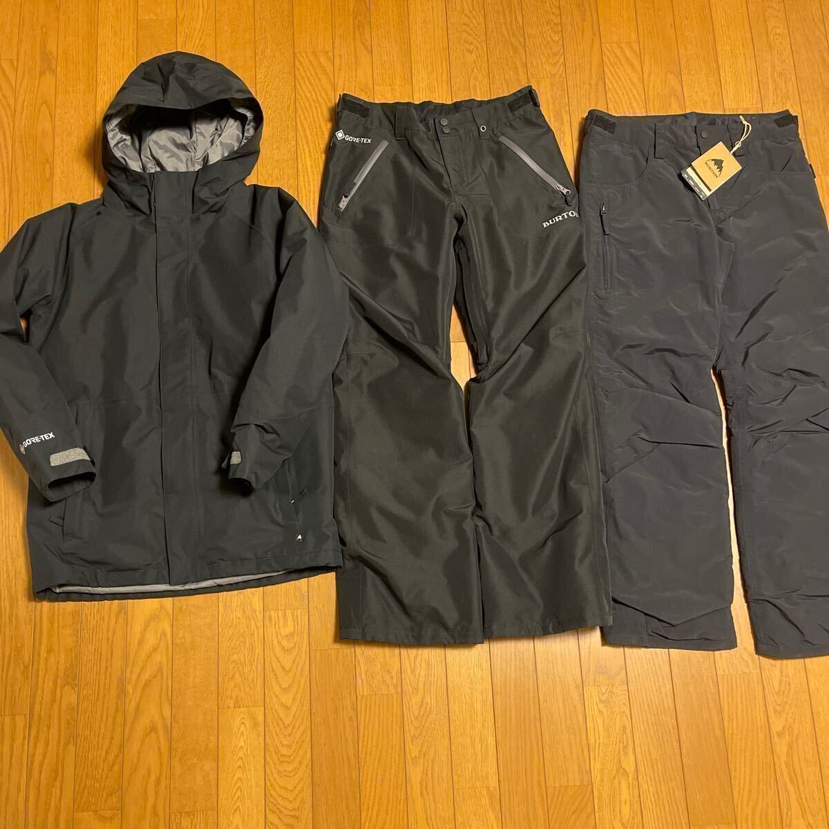 3点セット BURTON バートン キッズ スノーボード ウェア XL KD GORE STARK JK PT B BARNSTOM PT セットアップ GORE-TEX ゴアテックス _画像1