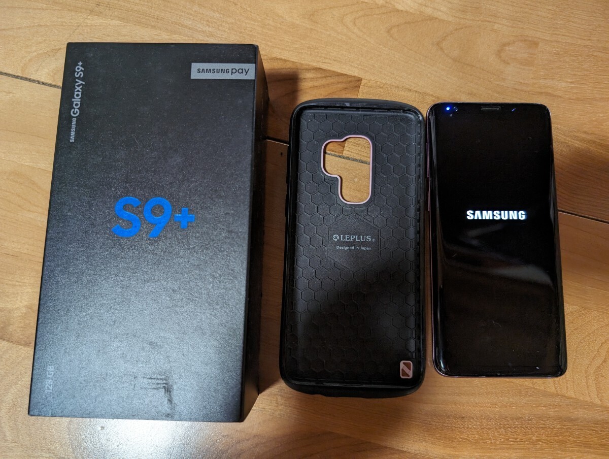 Samsung サムスン Galaxy s９＋ ギャラクシー 海外版 Dual sim 128GB パープル フィルム・ケース付 SIMフリー SM-G9650/DSの画像6