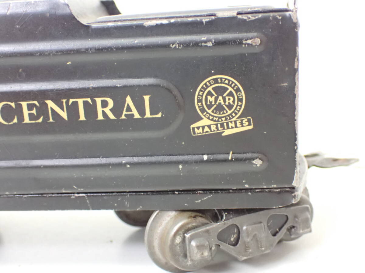 鉄道模型-15；石炭車 NEW YORK CENTRAL ブリキ 約243.7ｇ 長さ；約14.5ｃｍ ★_画像10