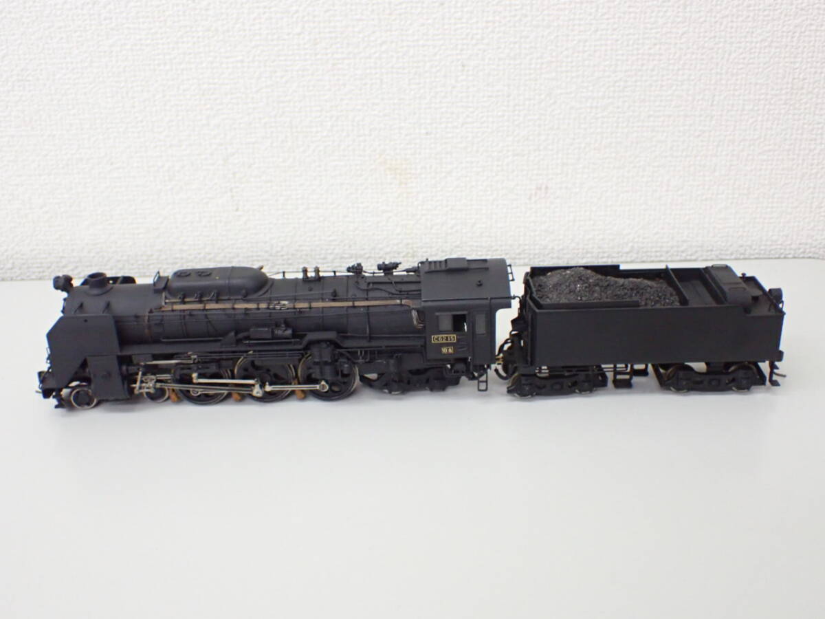 鉄道模型-27；（動作未確認） 蒸気機関車 C6215 日立 約669ｇ 全長；約27.5ｃｍ 金属製 メーカー不明 ★