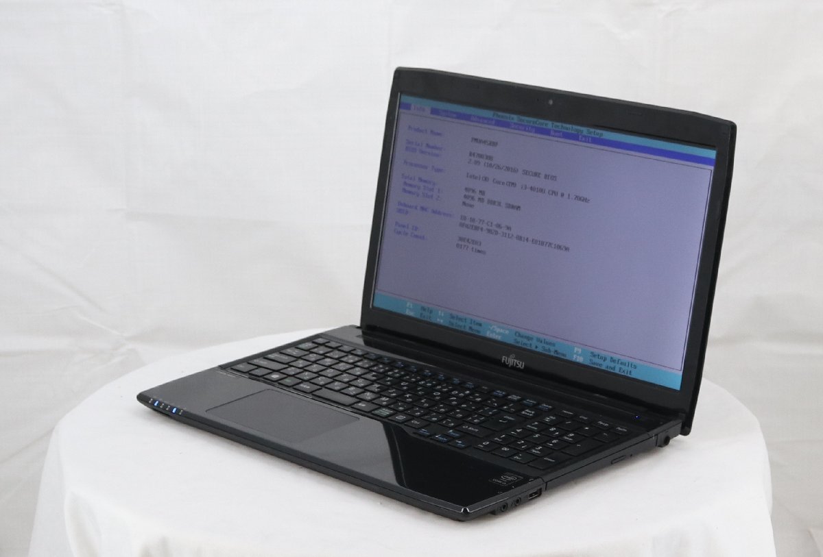 FUJITSU FMVA45RBP LIFEBOOK AH45/R　Core i3 4010U 1.70GHz 4GB 750GB■現状品_画像1