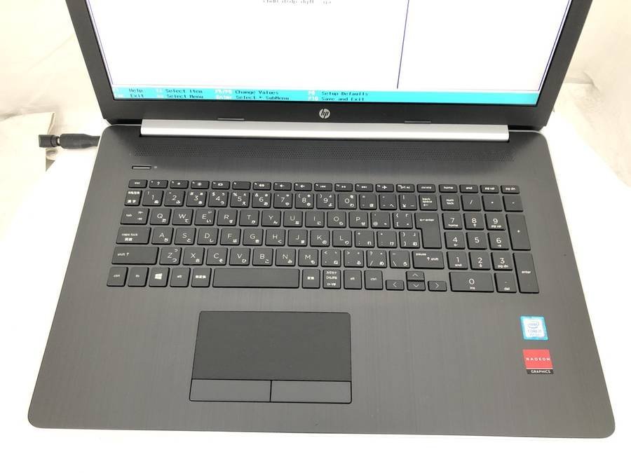 hp 17-by0018TX -　Core i7 8550U 1.80GHz 16GB 1000GB■現状品_画像5