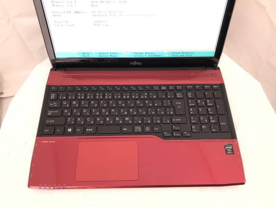 FUJITSU FMVA53MR LIFEBOOK AH53/M　Core i7 4702MQ 2.20GHz 4GB ■現状品_画像6