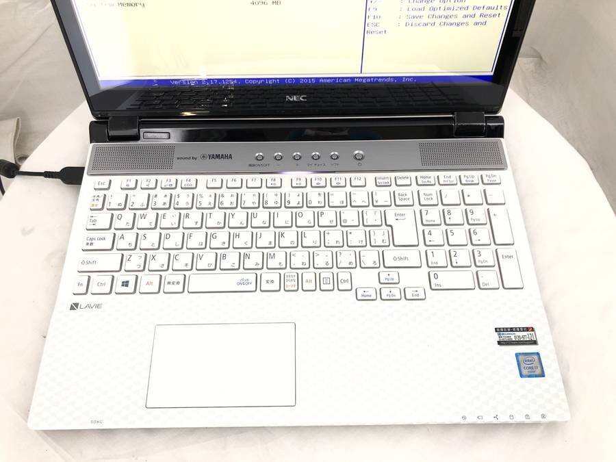 NEC PC-NS750DAW-E3 LAVIE NS750/D　Core i7 6500U 2.50GHz 4GB 1000GB■現状品_画像5