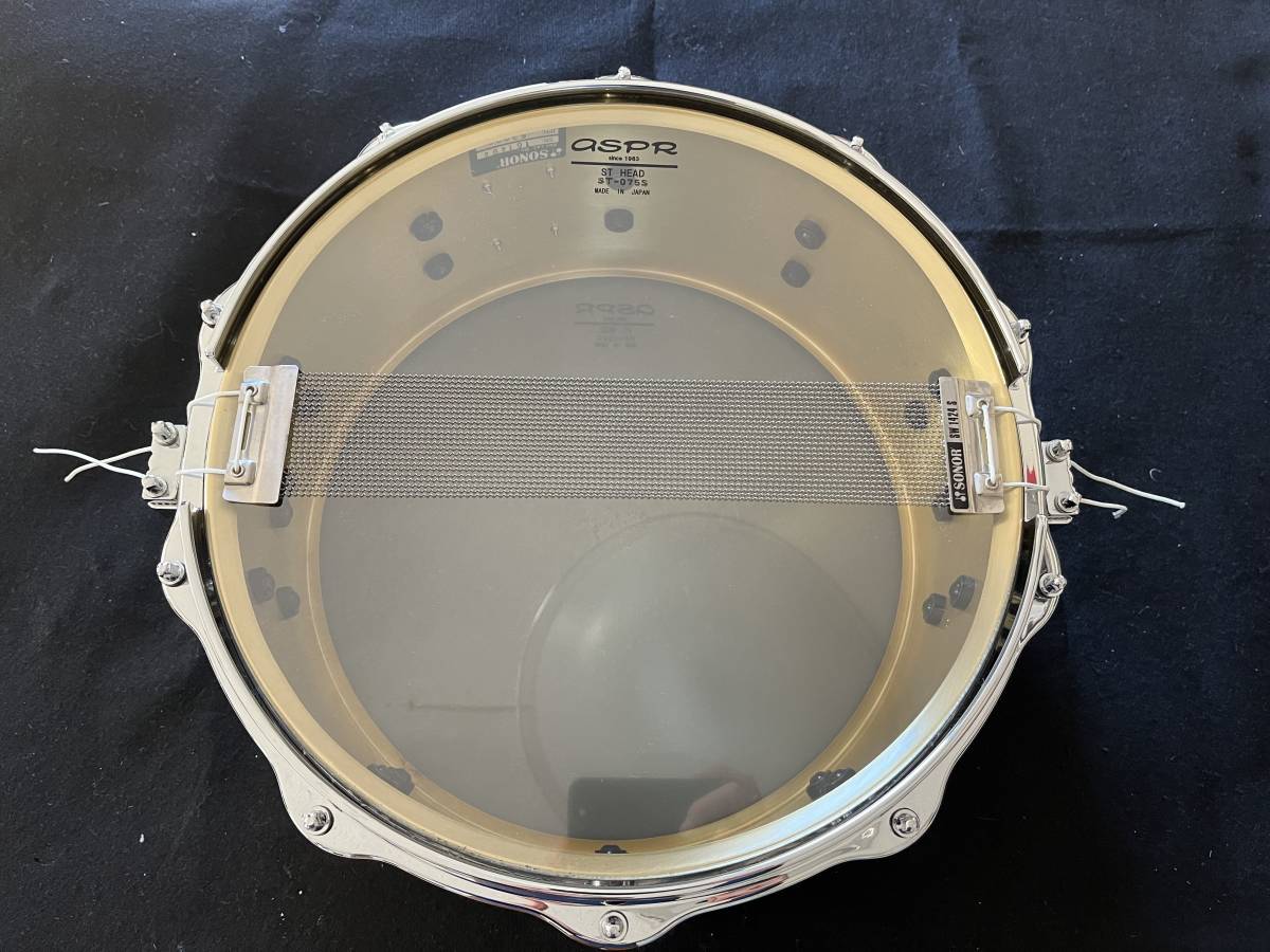 美品 SONOR　PL-1406SDBD [PROLITE Series Brass 14×6 / Die-Cast Hoop]_画像8