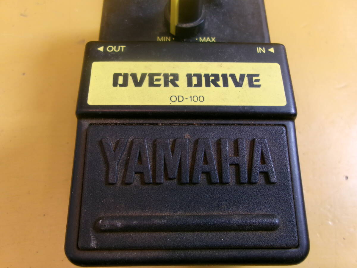 (D-1408)YAMAHA エフェクター OVER DRIVE OD-100 動作未確認 現状品_画像3