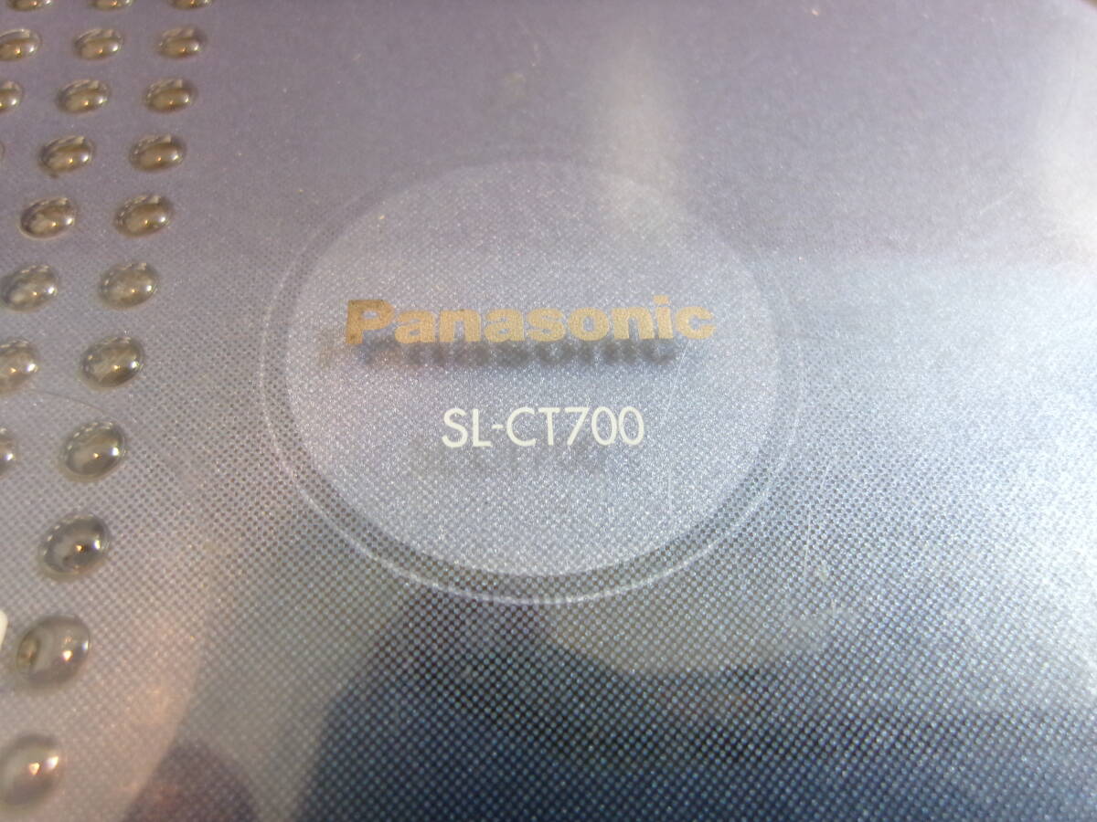 (D-1640)PANASONIC ポータブルCDプレーヤー SL-CT700 動作未確認 現状品_画像3