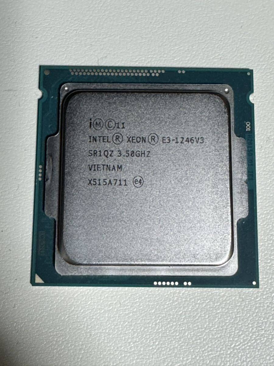 intel Xeon E3-1246V3 3.50Ghz 4コア8スレッド CPU LGA1150 Haswell i7 相当 PCパーツ インテル _画像1
